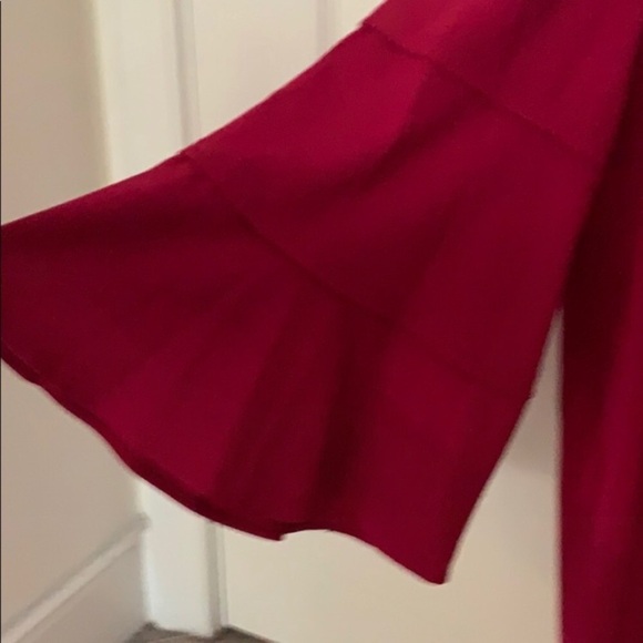 LAUNDRY by Shelli Segal Choker Peplum Sleeve Blouse - Picture 3 of 7